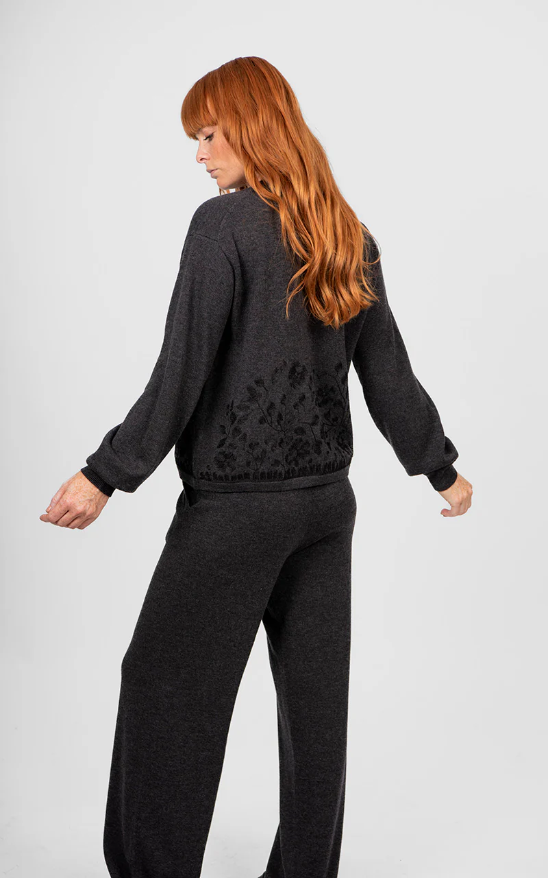 Bridge & Lord Relaxed Wide Leg Pant - Chocolate