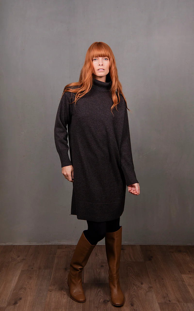Bridge & Lord Sweater Dress - Chocolate