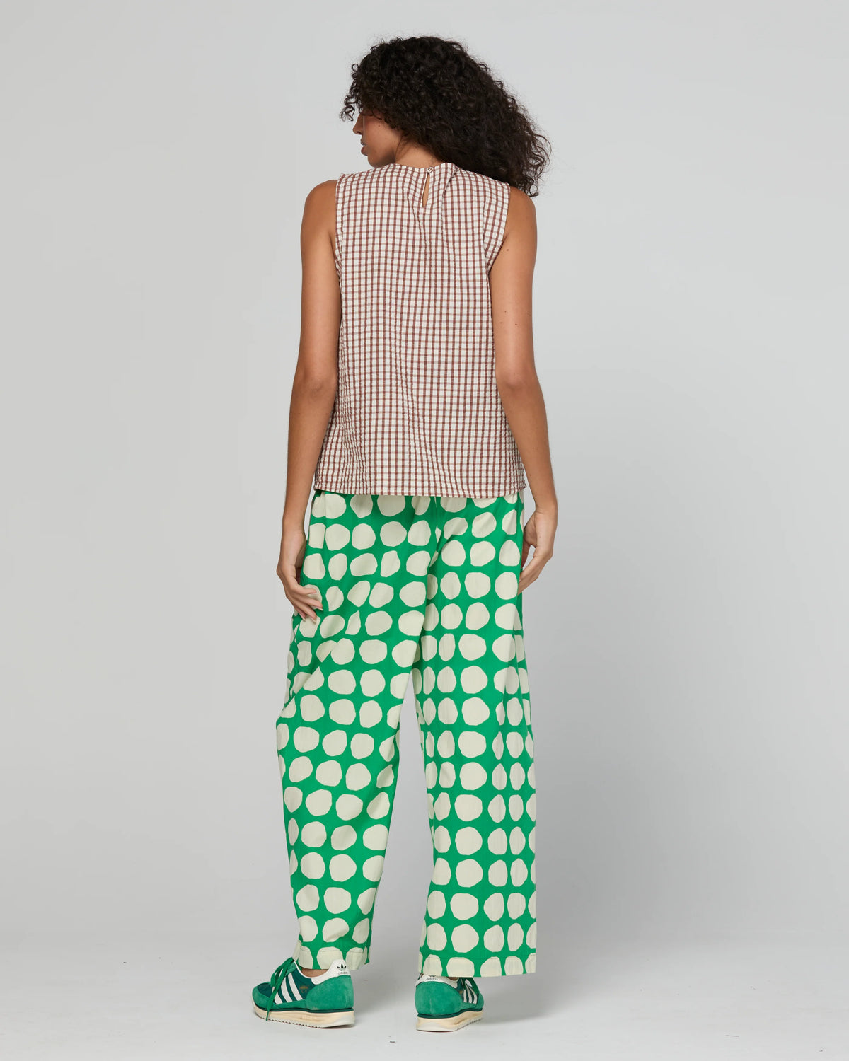 Boom Shankar Chekku Top - Cocoa Gingham
