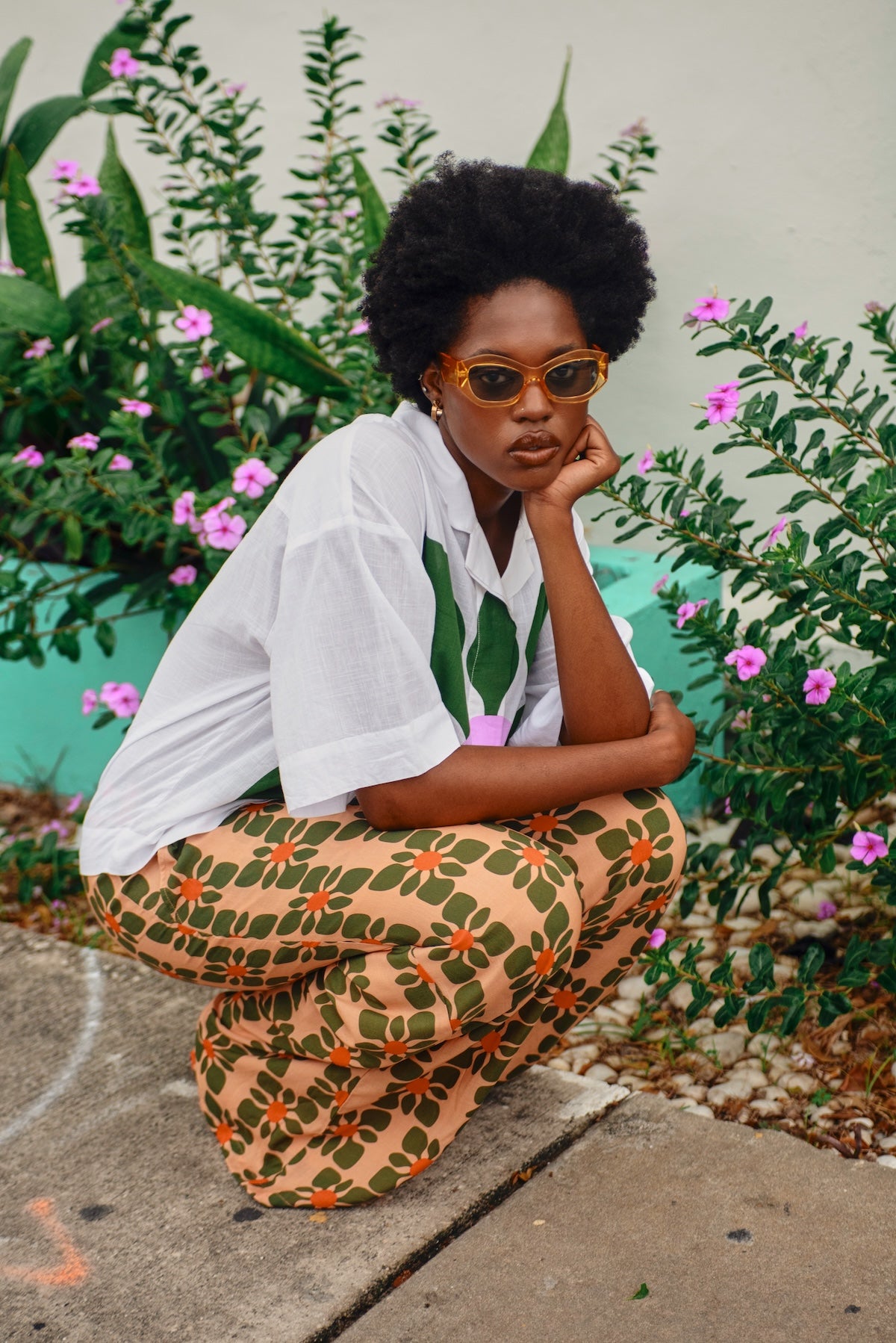 Boom Shankar Dahlia Shirt - Cosmos
