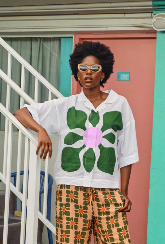 Boom Shankar Dahlia Shirt - Cosmos