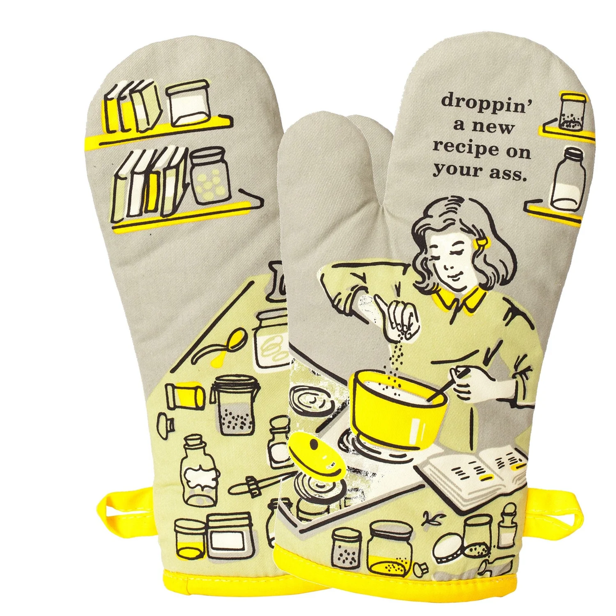 Oven Mitt - Droppin A Recipe on Your Ass