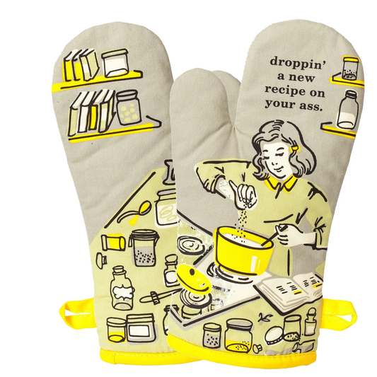 Oven Mitt - Droppin A Recipe on Your Ass