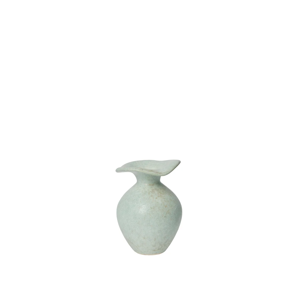 Broste Florentina Vase XS - Glossy Sage Green