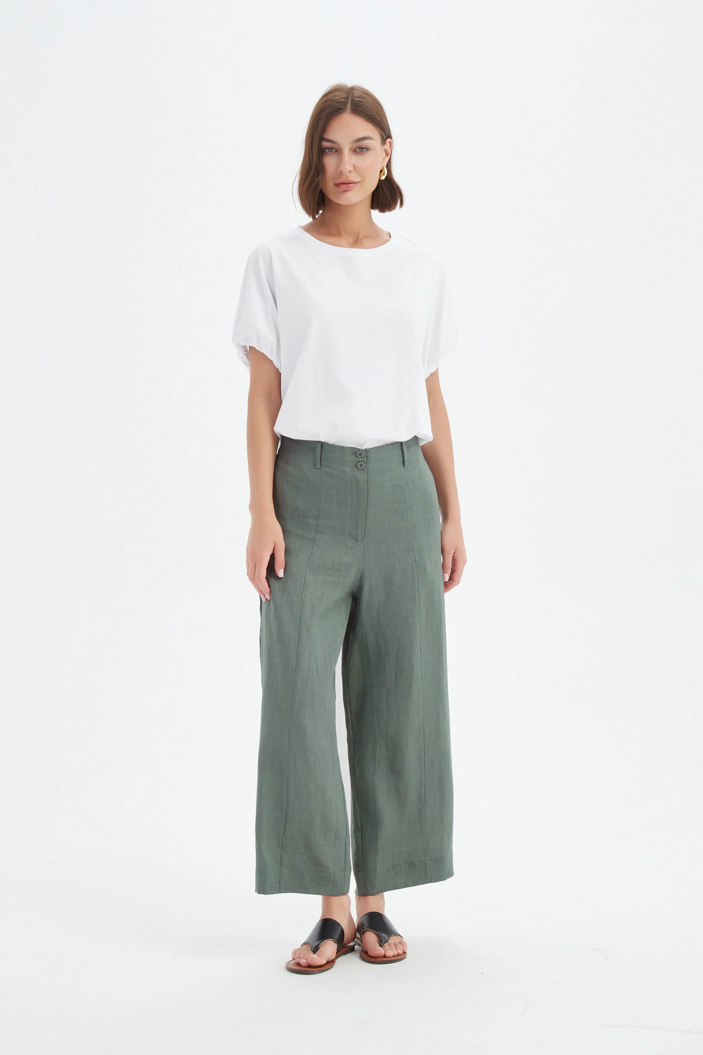 Tirelli Patch Pocket Easy Pant - Petrol