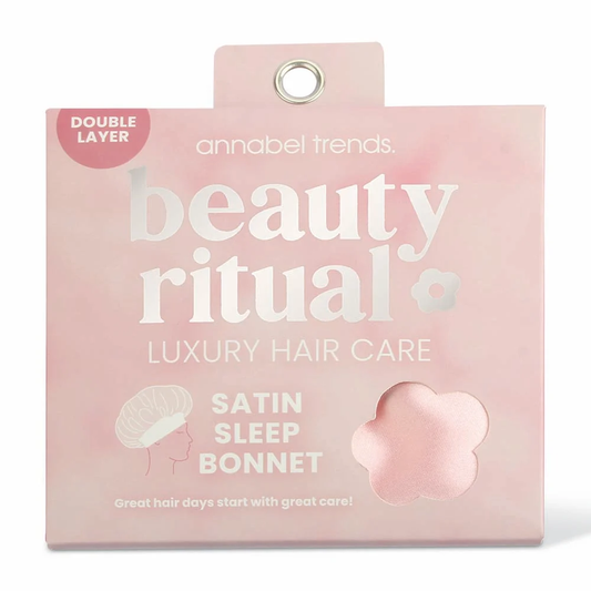 Annabel Trends Beauty Ritual Sleep Bonnet - Dusty Pink