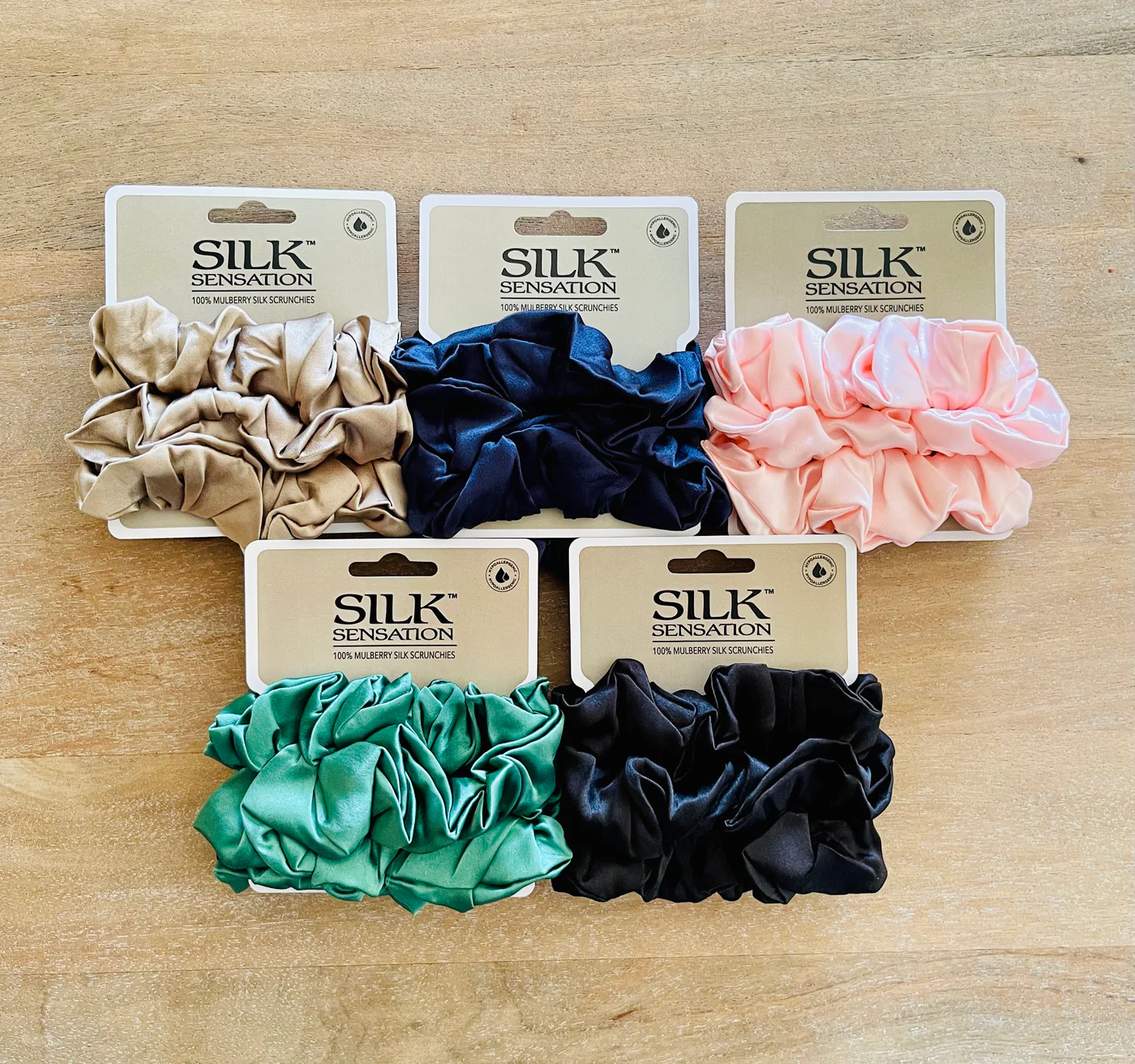 Silk Sensation Silk Scrunchie - Large