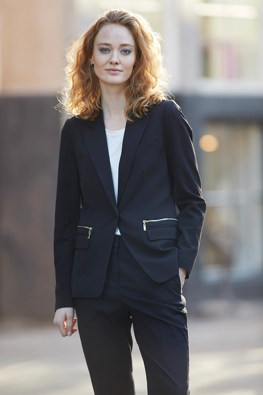 Rue de Femme Bine Blazer Gold - Black/Gold