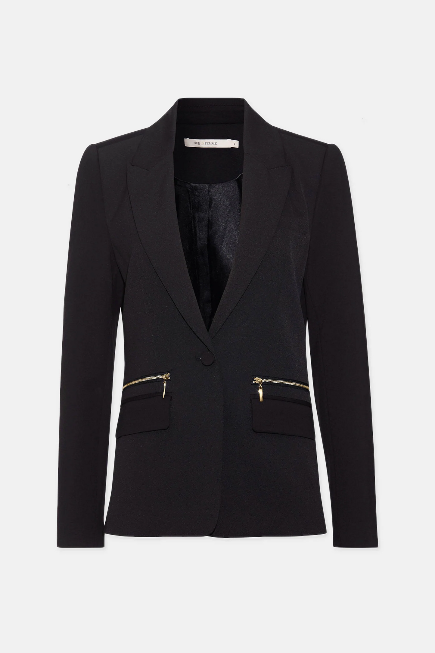 Rue de Femme Bine Blazer Gold - Black/Gold