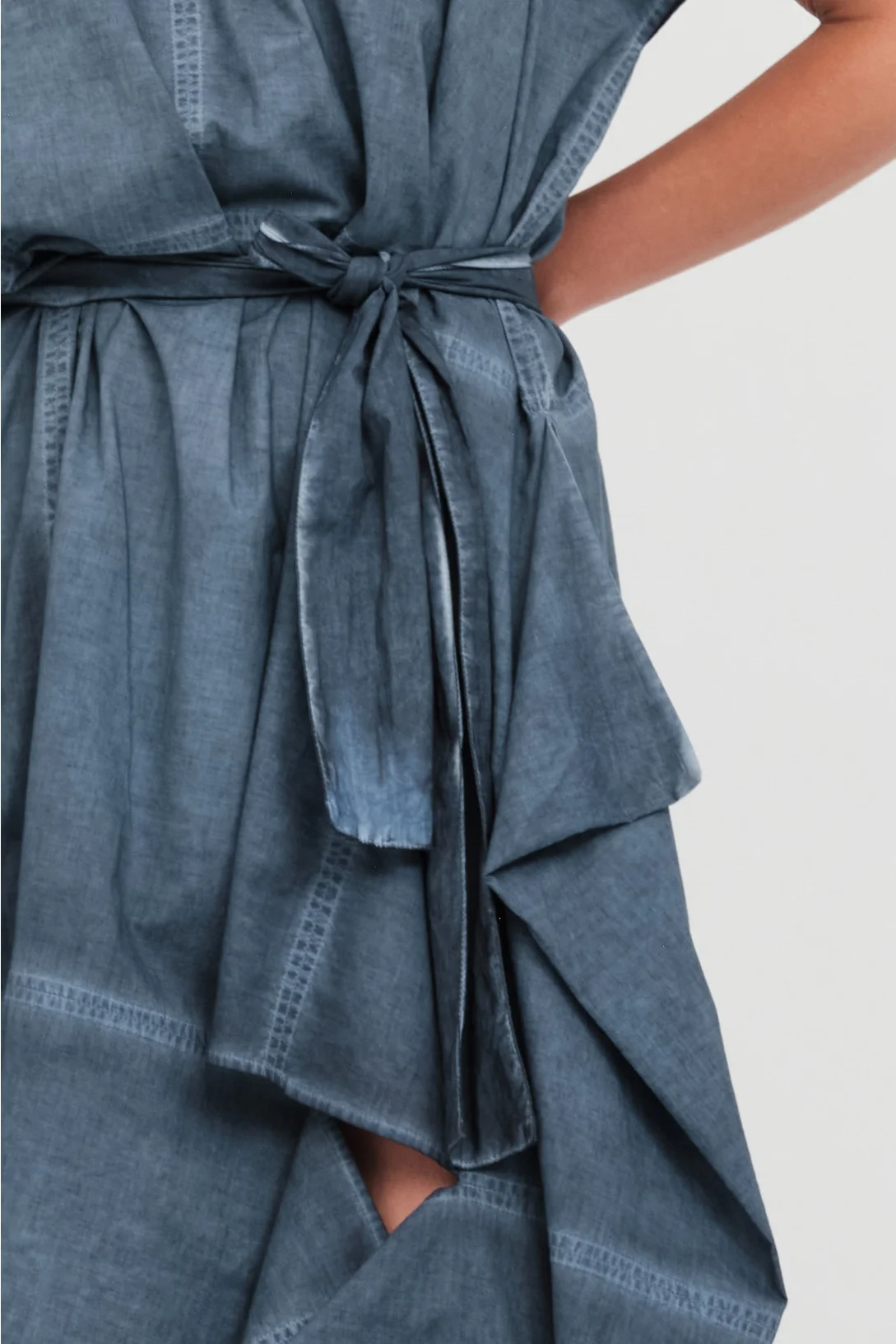 Taylor Bisect Dress - Diffused Indigo