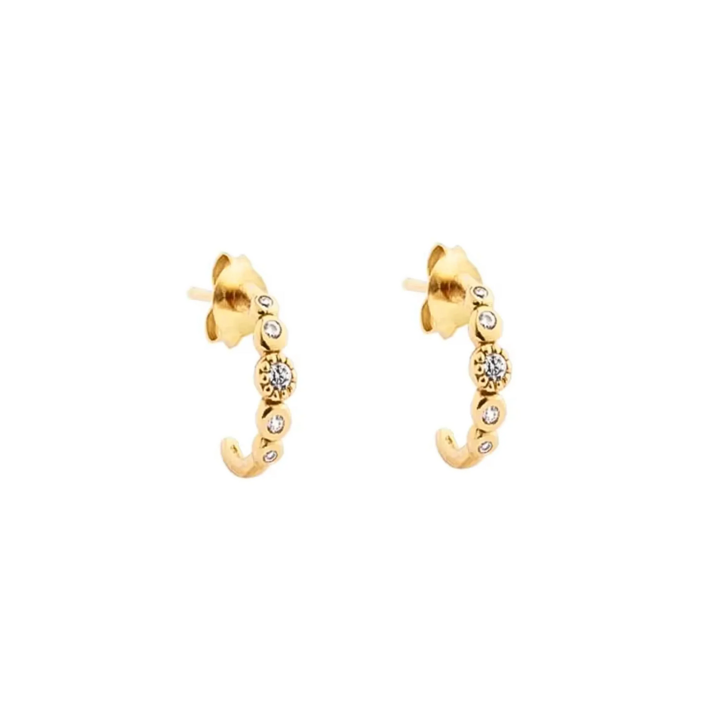 Lindi Kingi Blanc Earring Set - Gold