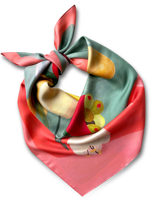 Dark Hampton The Studio Bon x DH The Bonnie Silk Scarf