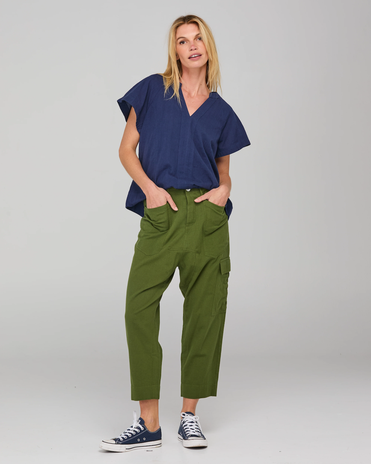 Boom Shankar Molly Cargo Pant - Khaki