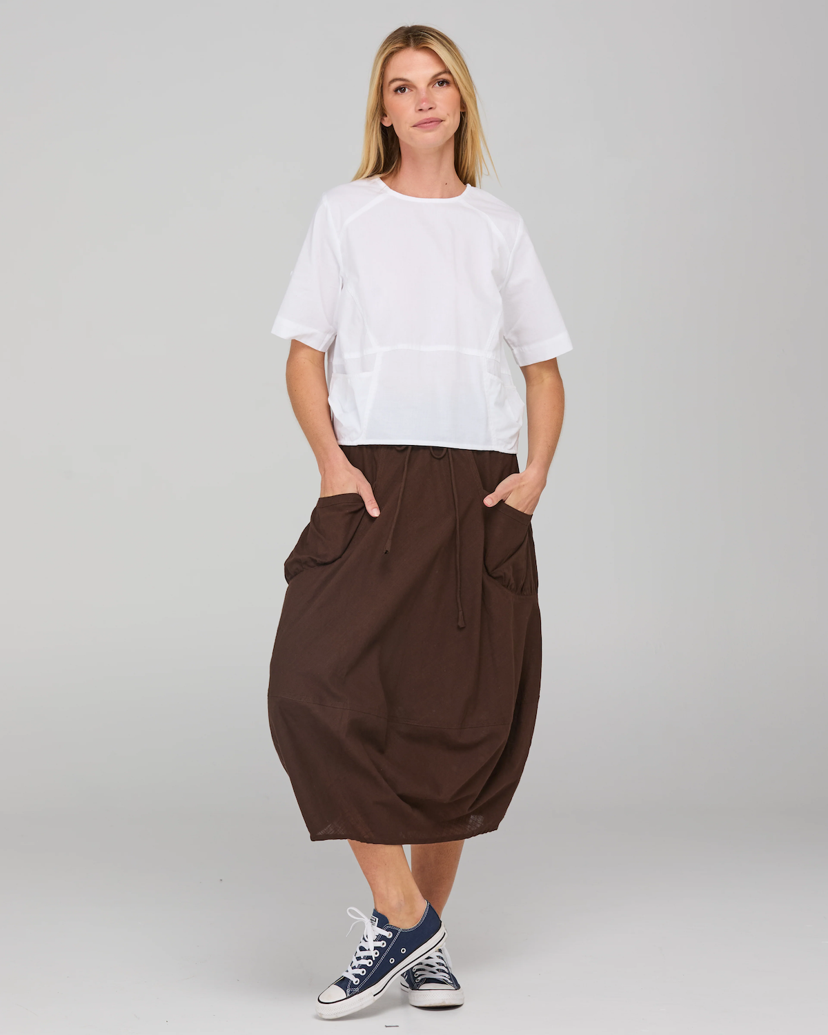 Boom Shankar Guru Skirt - Ground Coffee