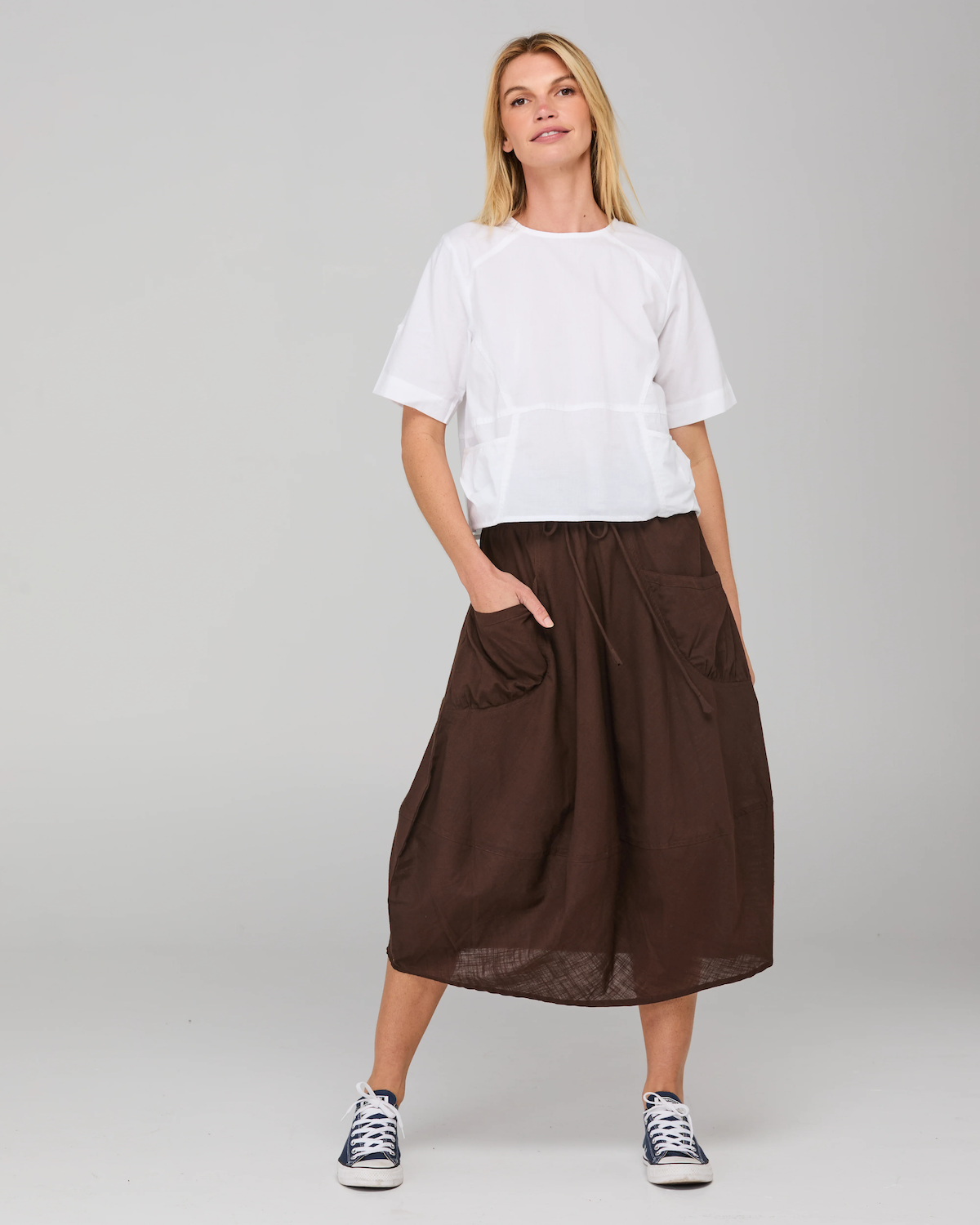 Boom Shankar Guru Skirt - Ground Coffee