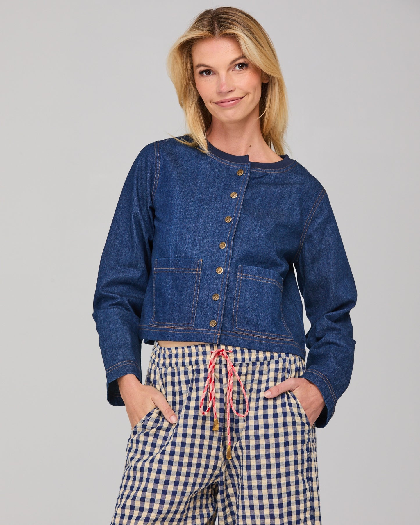Boom Shankar Fumiko Jacket - Dark Denim