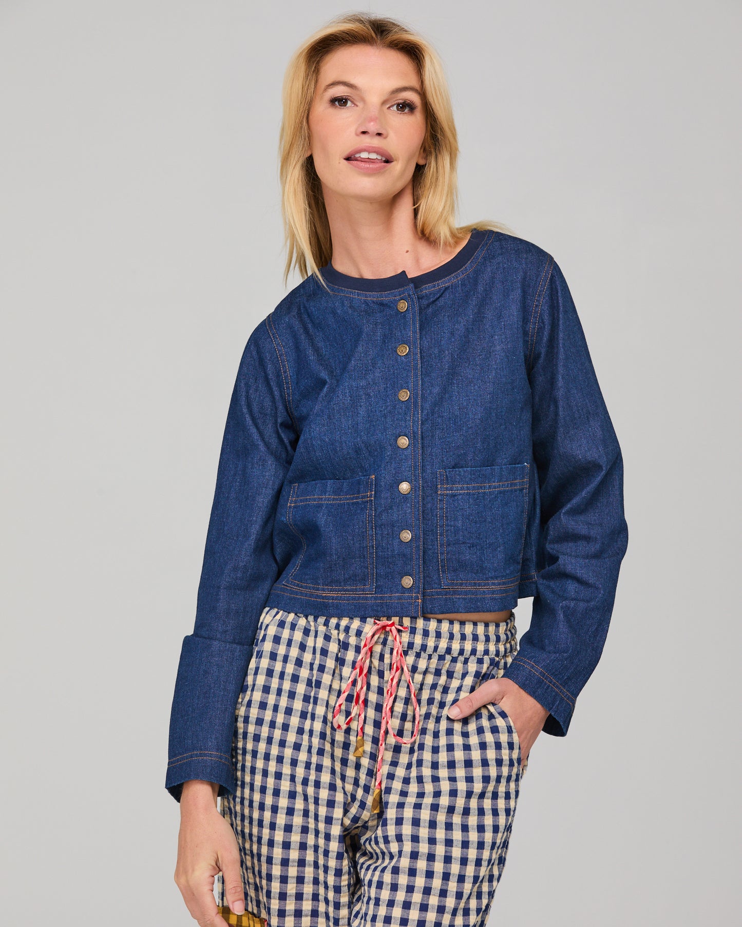 Boom Shankar Fumiko Jacket - Dark Denim