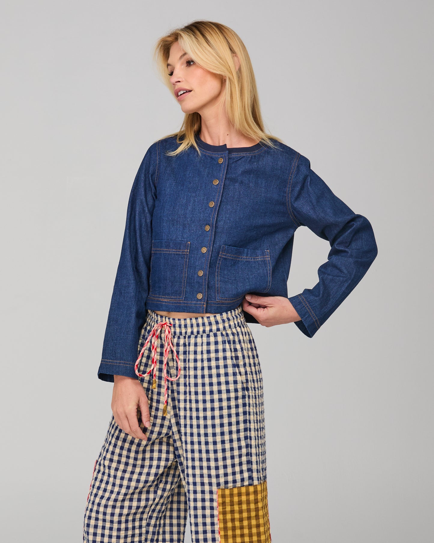 Boom Shankar Fumiko Jacket - Dark Denim