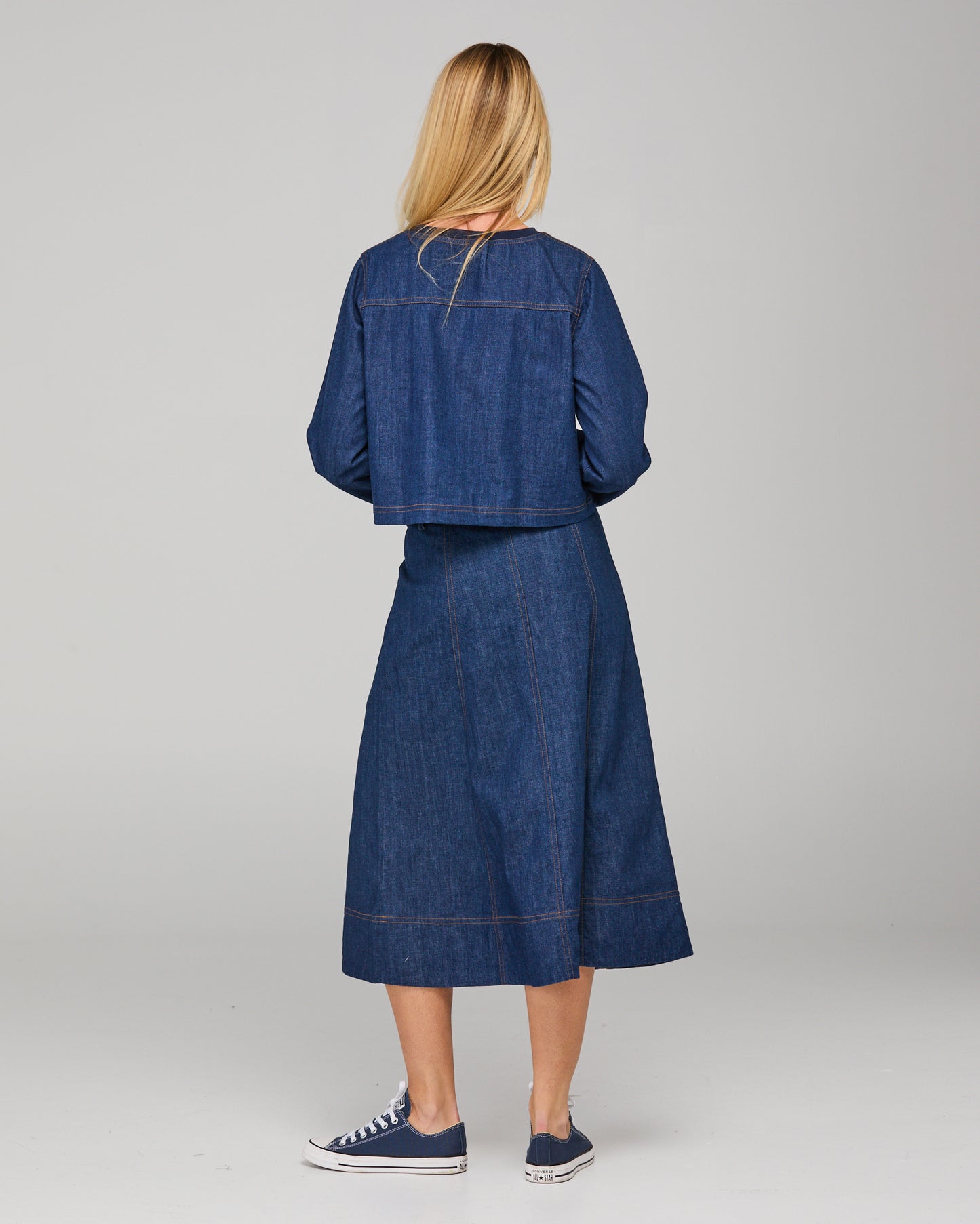 Boom Shankar Fumiko Skirt - Dark Denim