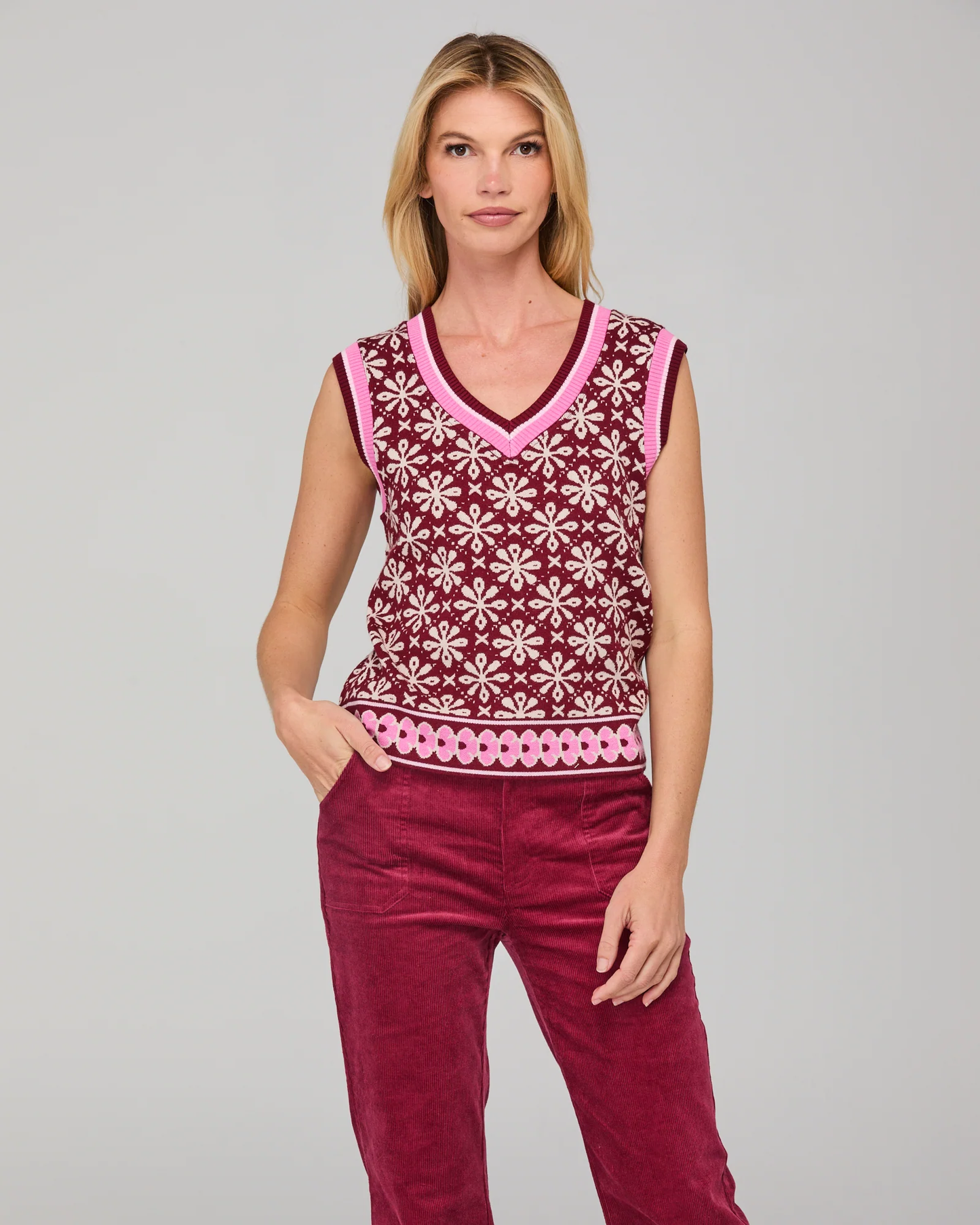 Boom Shankar Gigi Vest - Merlot