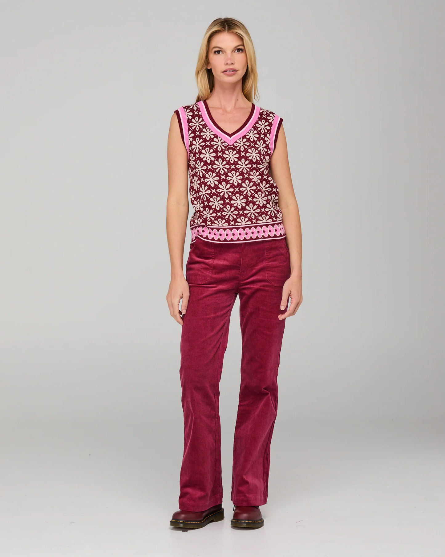 Boom Shankar Gigi Vest - Merlot