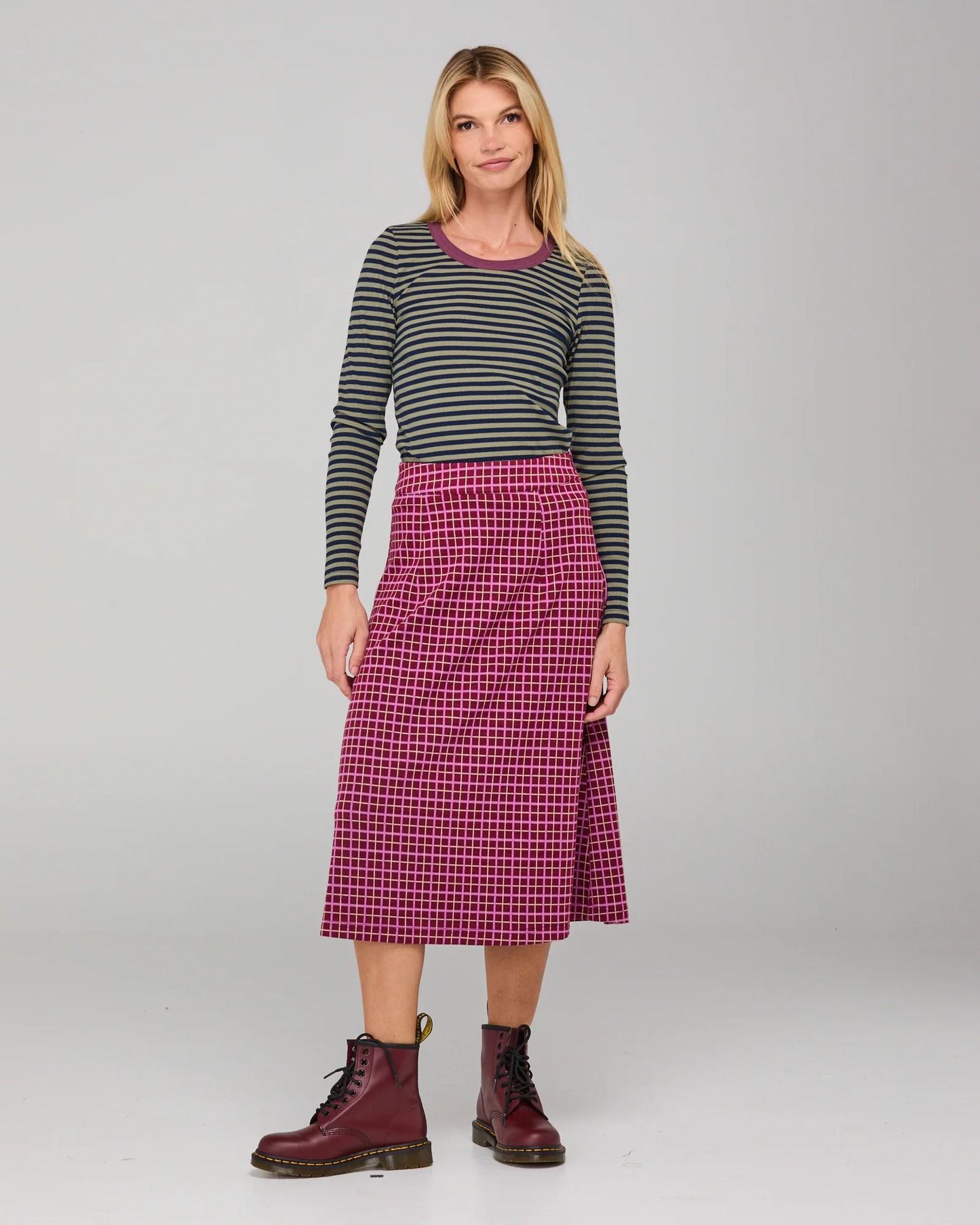 Boom Shankar Aiko Skirt - Himari Check