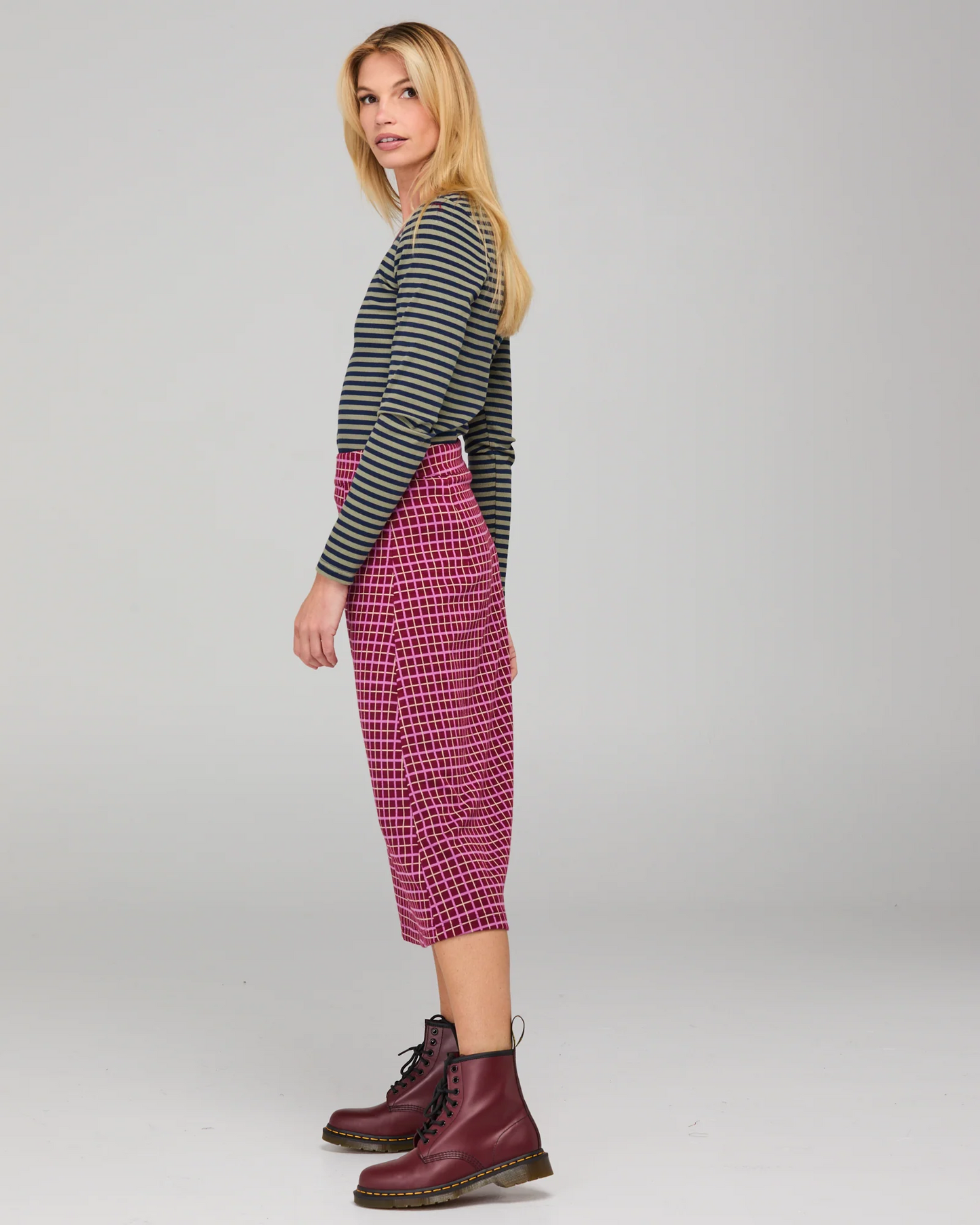 Boom Shankar Bellissimo Long Sleeve Top - Stripe