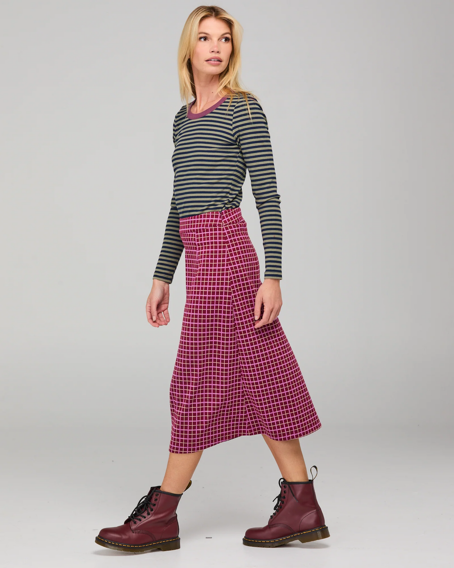 Boom Shankar Aiko Skirt - Himari Check