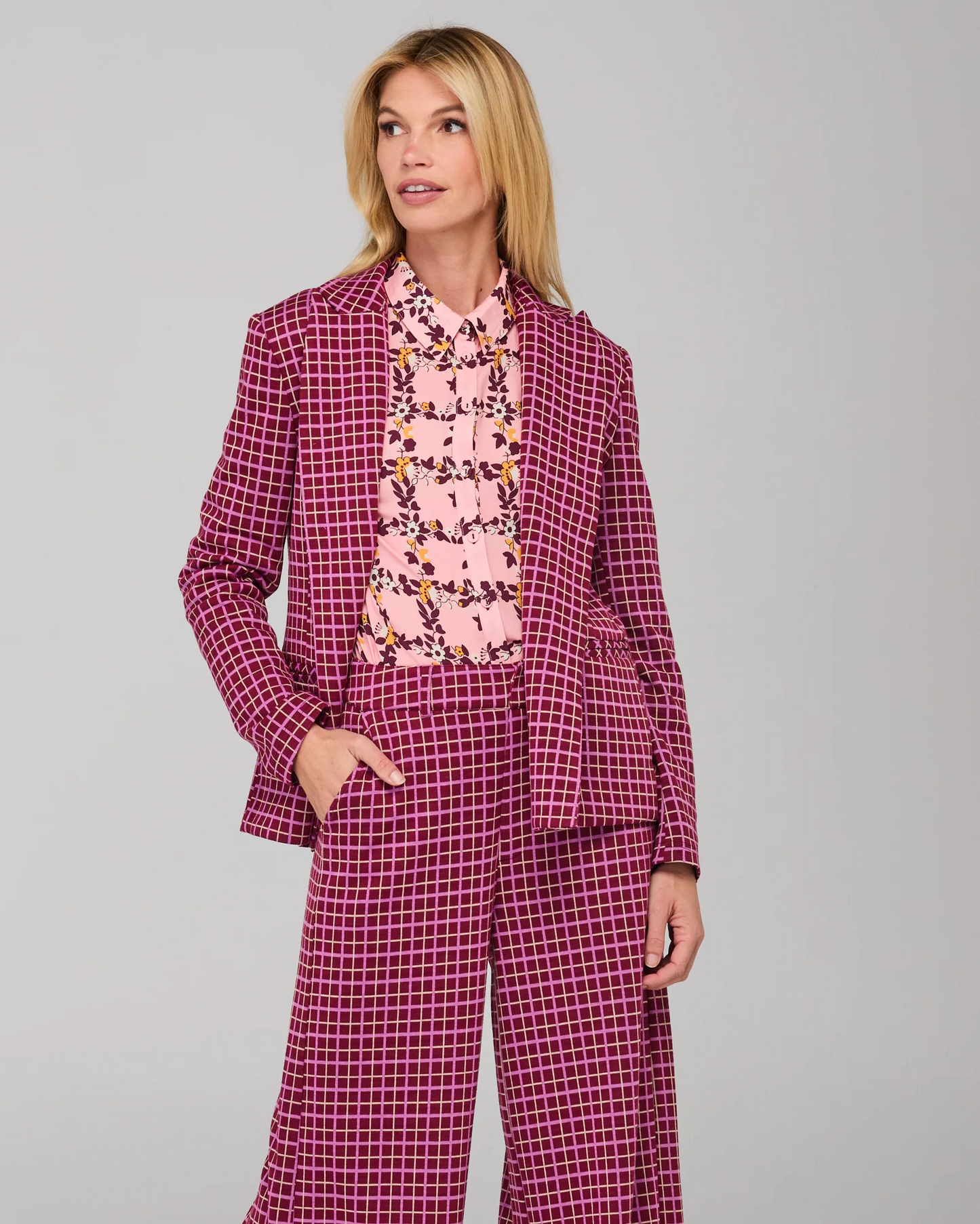Boom Shankar Aiko Blazer - Himari Check