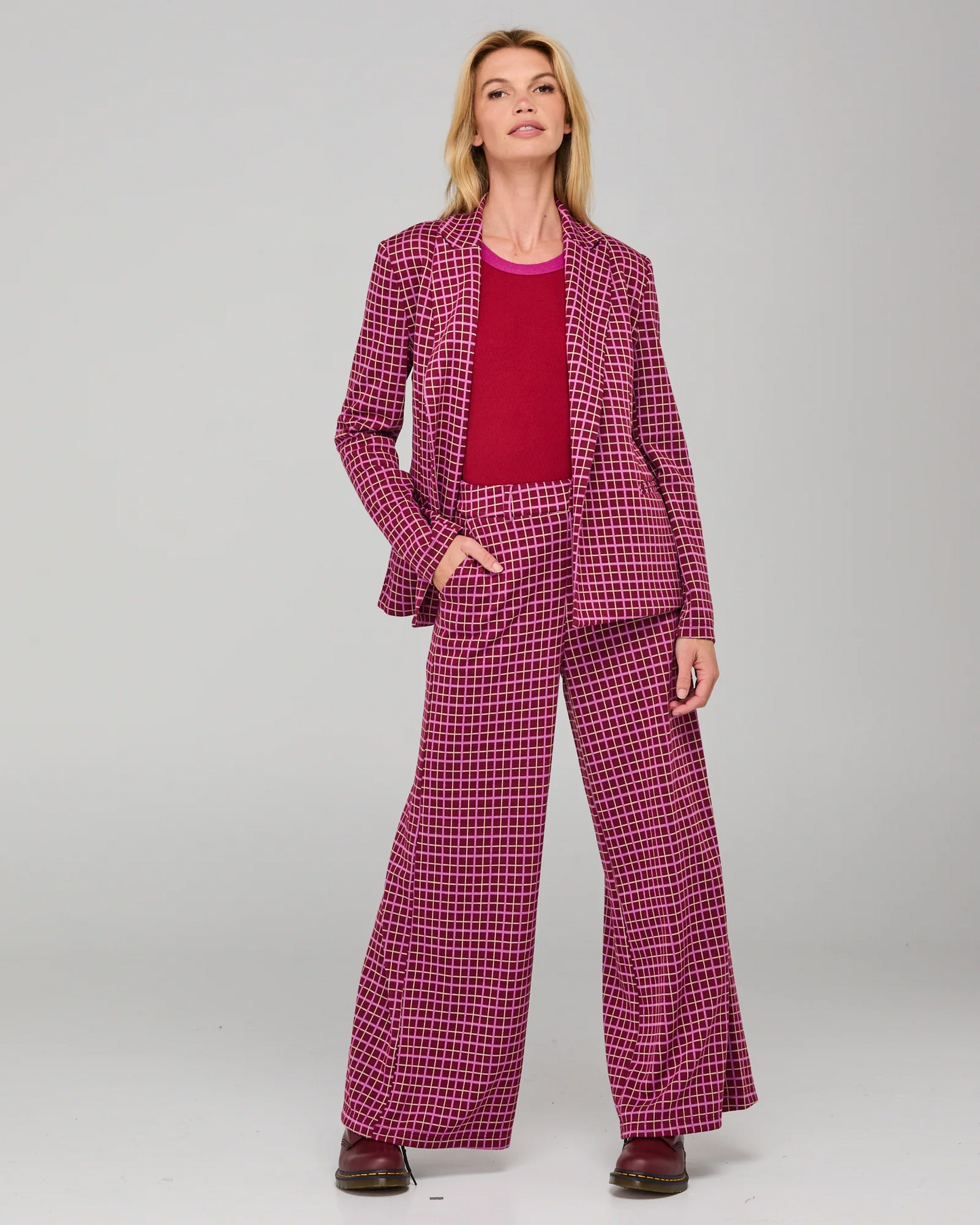 Boom Shankar Aiko Blazer - Himari Check