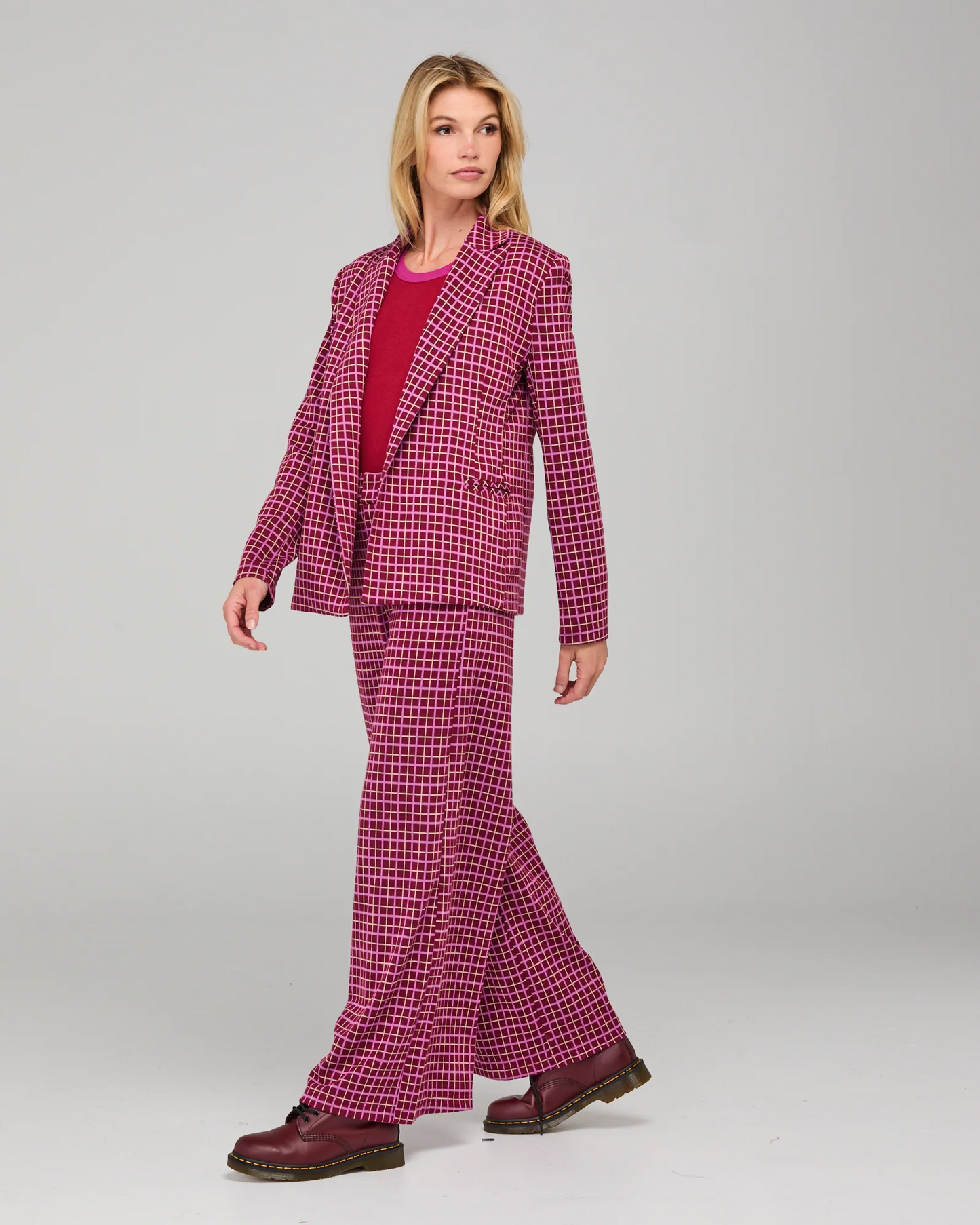 Boom Shankar Aiko Blazer - Himari Check