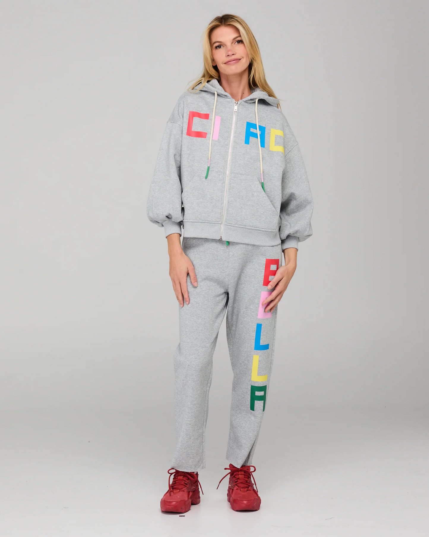 Boom Shankar Ciao Hoodie - Grey Marle