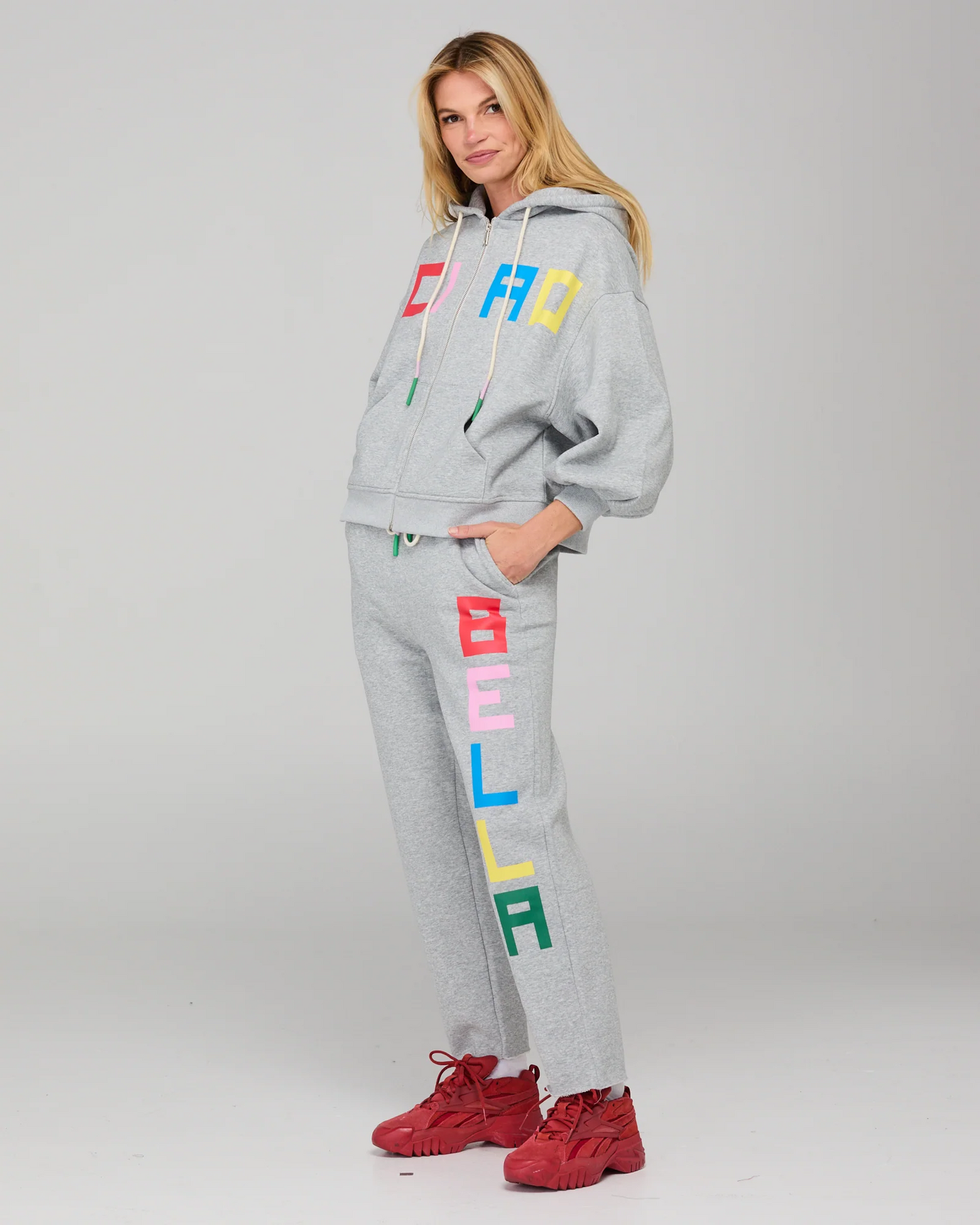 Boom Shankar Bella Track Pant - Grey Marle