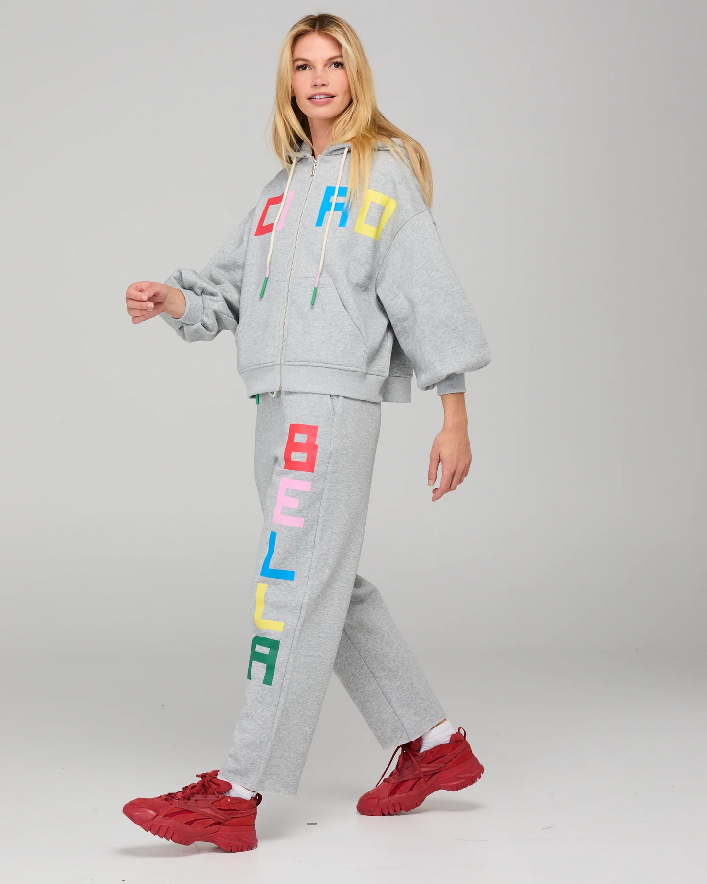 Boom Shankar Bella Track Pant - Grey Marle