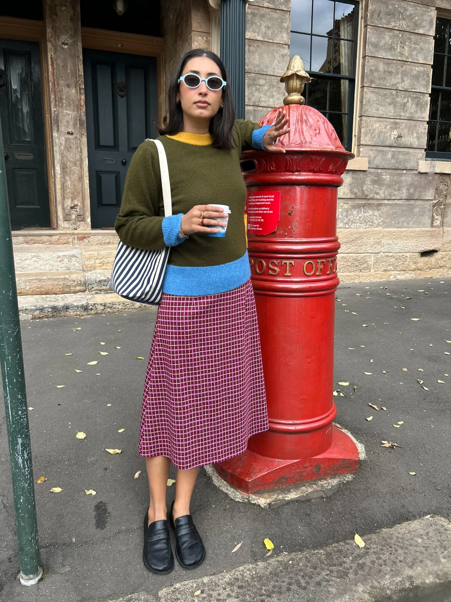Boom Shankar Aiko Skirt - Himari Check