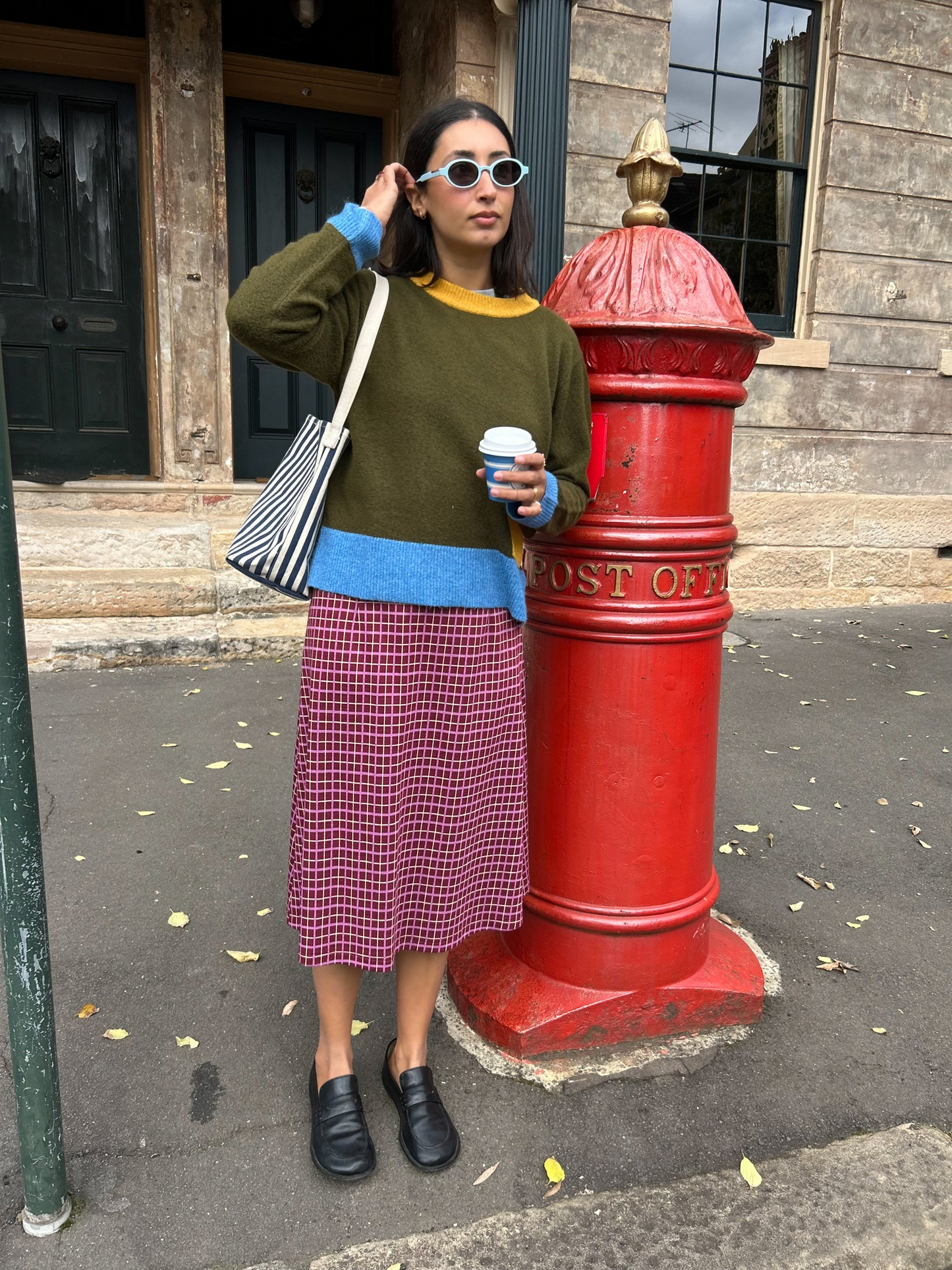 Boom Shankar Aiko Skirt - Himari Check