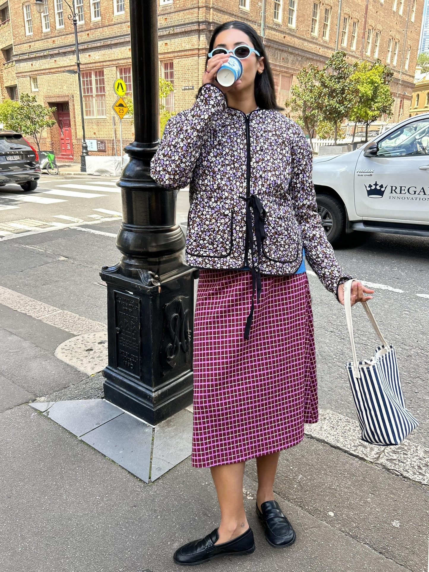 Boom Shankar Aiko Skirt - Himari Check