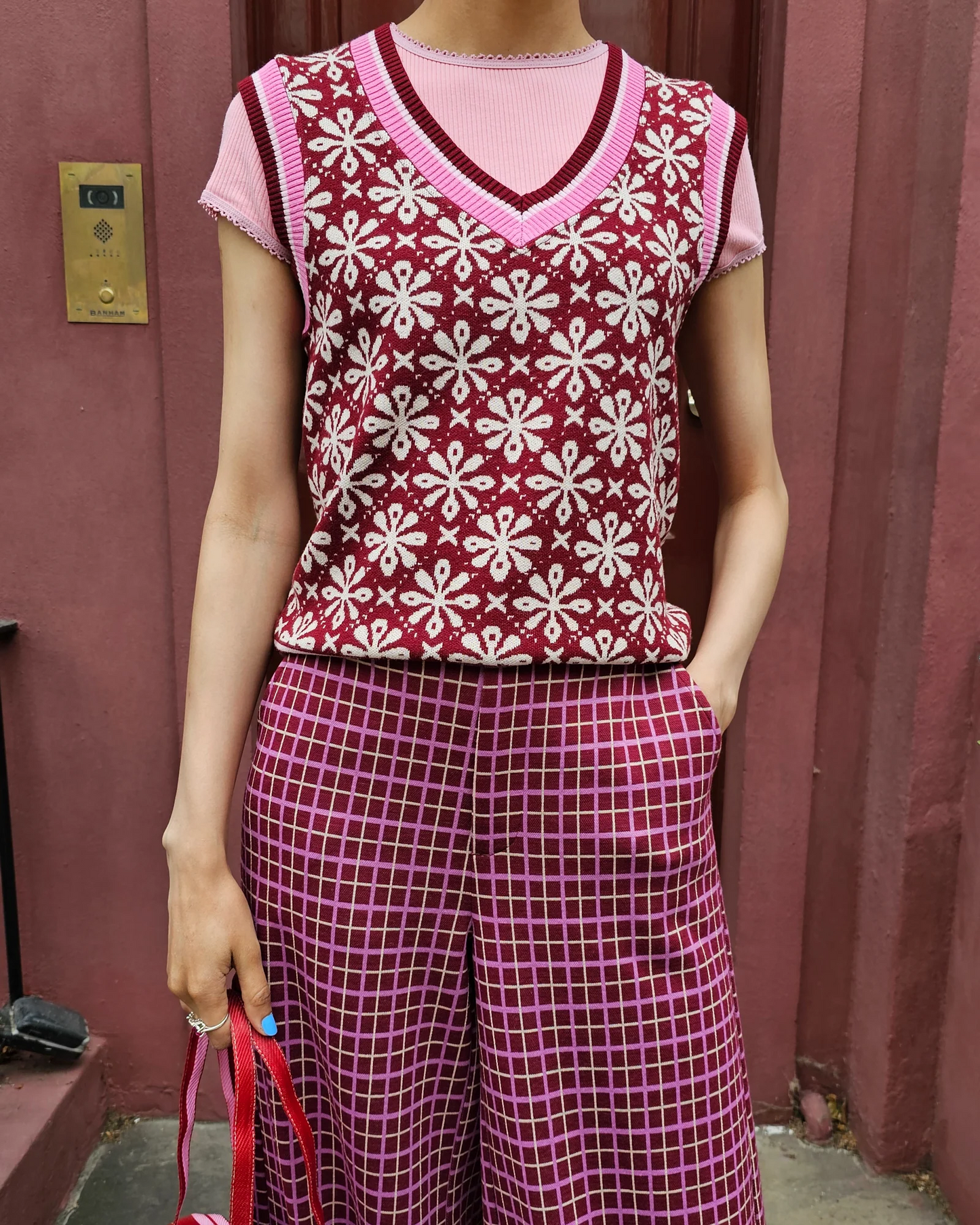 Boom Shankar Gigi Vest - Merlot