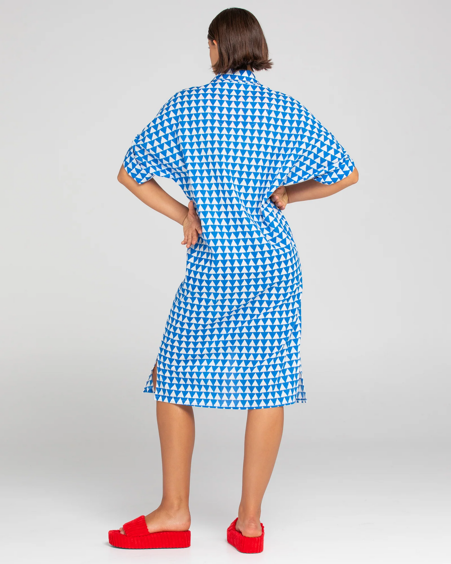 Boom Shankar Maui Shirt Dress - Kelly