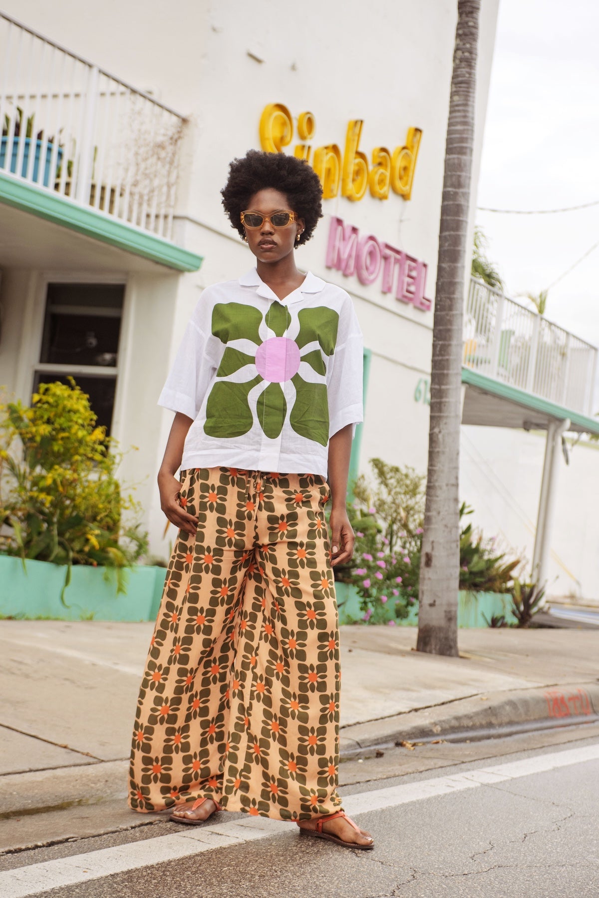 Boom Shankar Dahlia Shirt - Cosmos