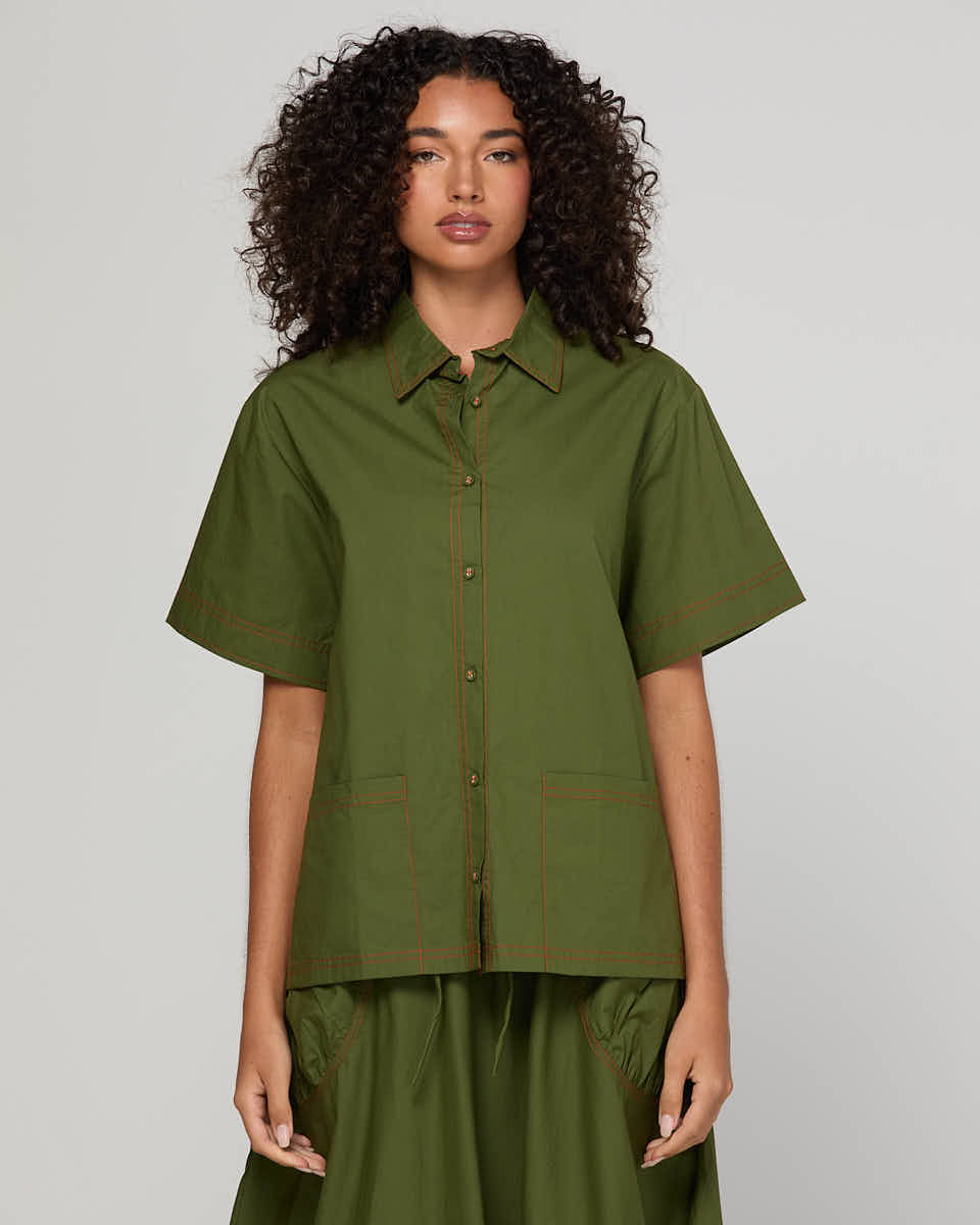 Boom Shankar Hatsu Shirt - Chive