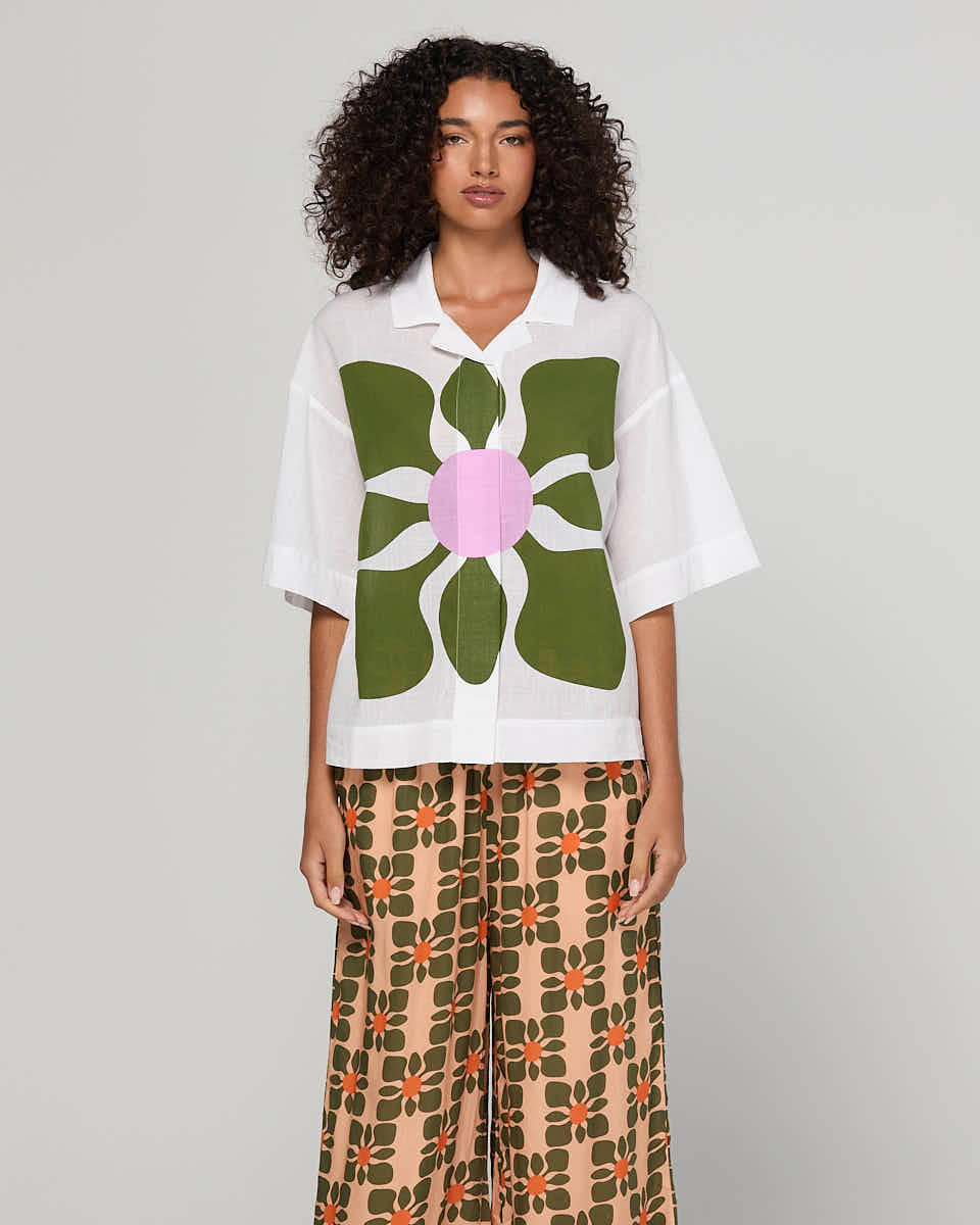 Boom Shankar Dahlia Shirt - Cosmos