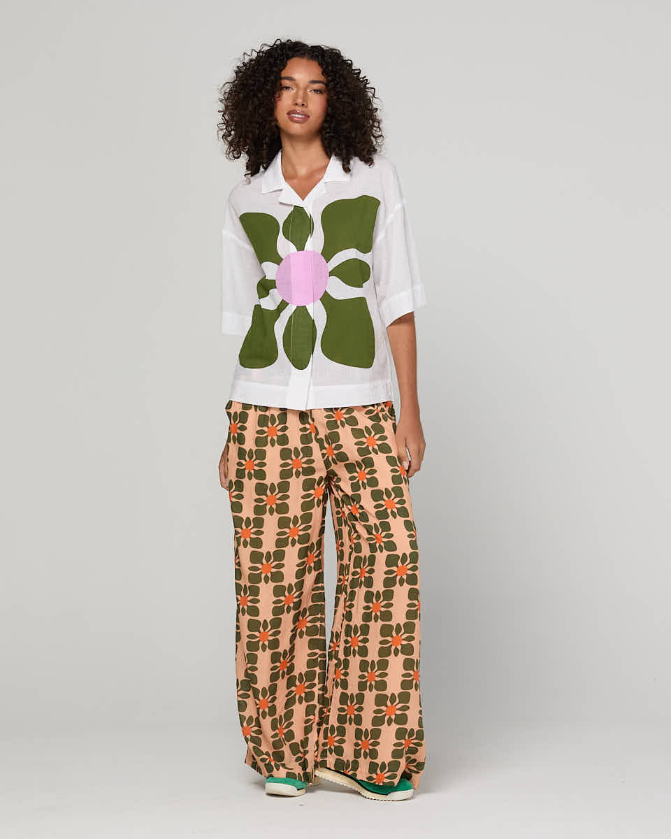Boom Shankar Dahlia Shirt - Cosmos