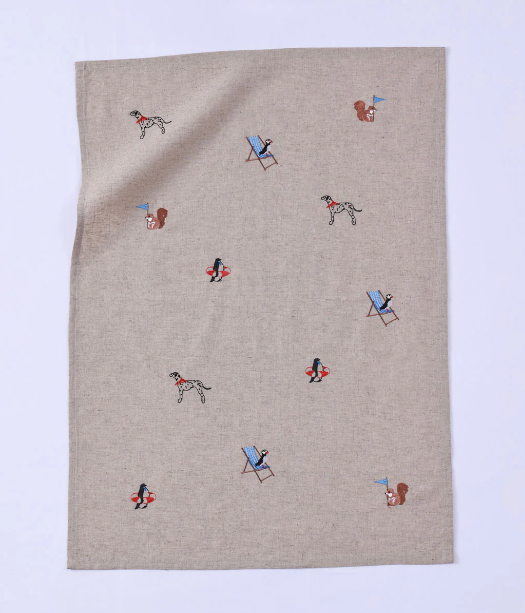 MM Linen Tea Towel - Brighton Beach