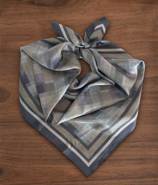 MM Linen Burton Silk Scarf Large