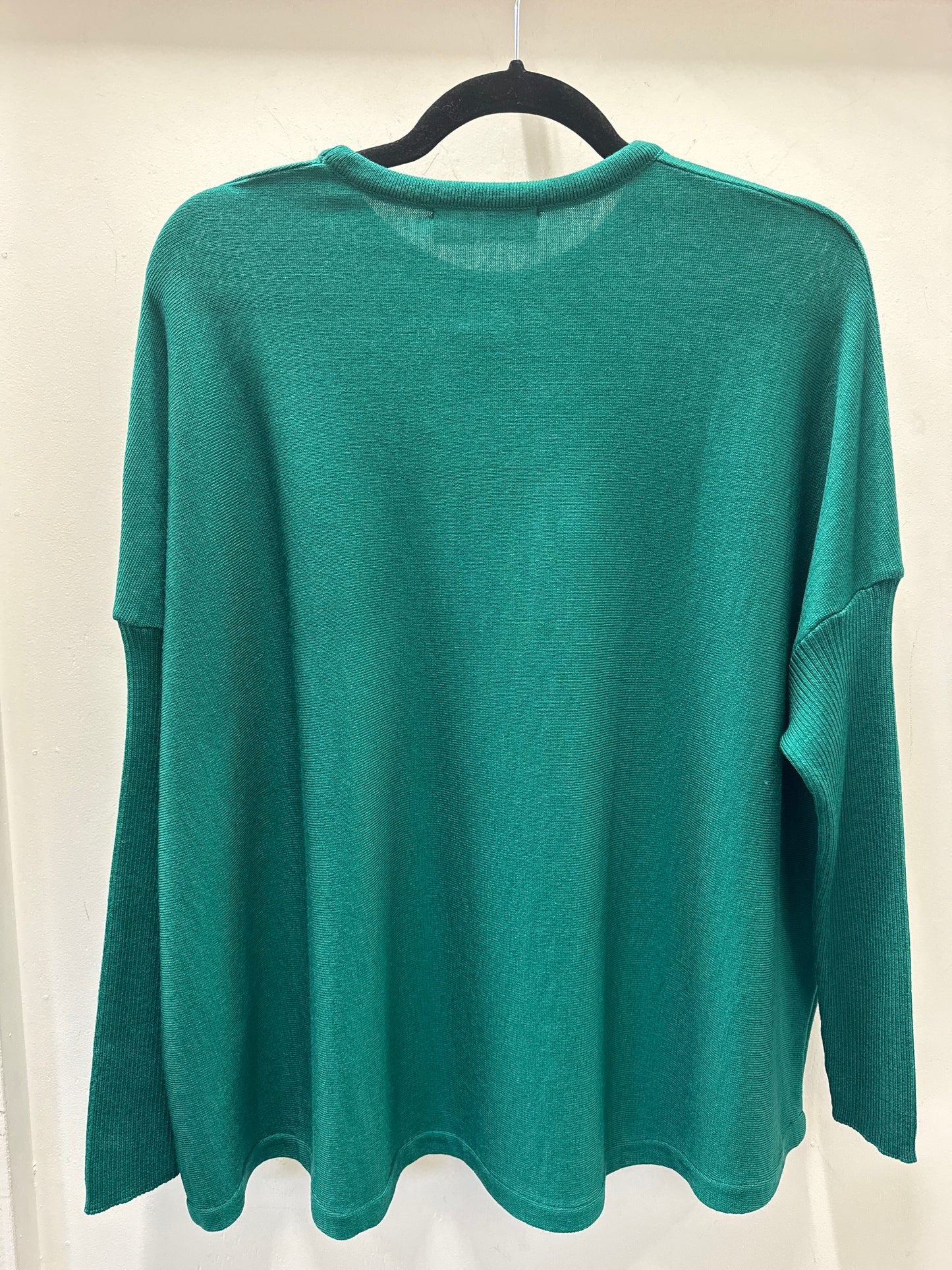 Country Laine Merino Swing Sweater - Kelly Green