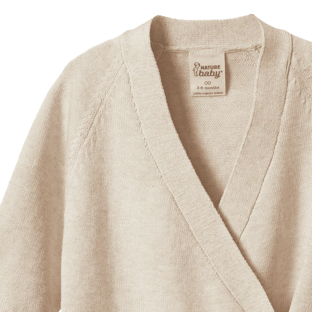 Nature Baby Cecil Cardigan - Oatmeal Marl