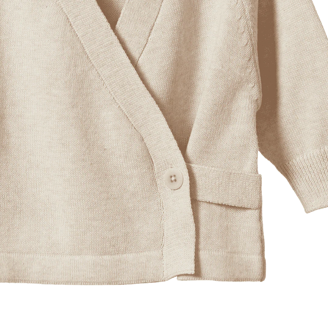 Nature Baby Cecil Cardigan - Oatmeal Marl