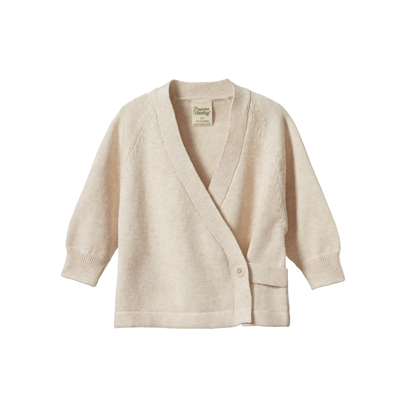 Nature Baby Cecil Cardigan - Oatmeal Marl
