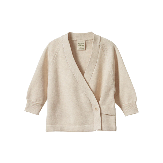 Nature Baby Cecil Cardigan - Oatmeal Marl
